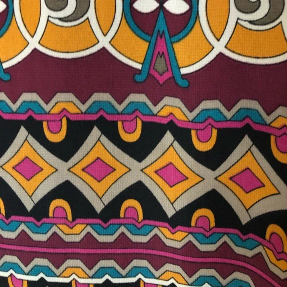 Yahada Boho Multi Color Sheath Mini Dress